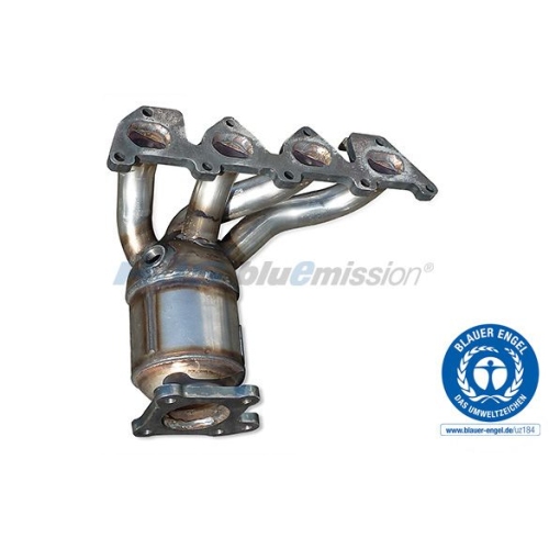 1 Manifold Catalytic Converter HJS 96 11 4081 with the ecolabel "Blue Angel" VW
