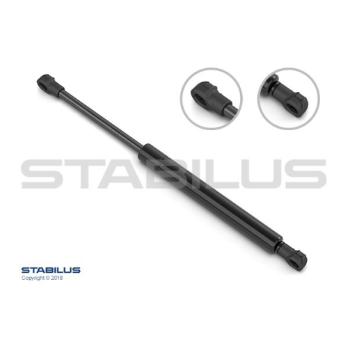 1 Gas Spring, boot-/cargo area STABILUS 318126 // LIFT-O-MAT® RENAULT