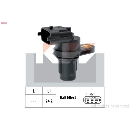 Sensor, Nockenwellenposition KW 453 387 Made in Italy - OE Equivalent CHRYSLER