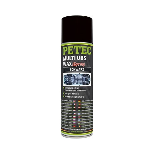 Unterbodenschutz PETEC 73460 Multi UBS Wax Spray schwarz 0.5l