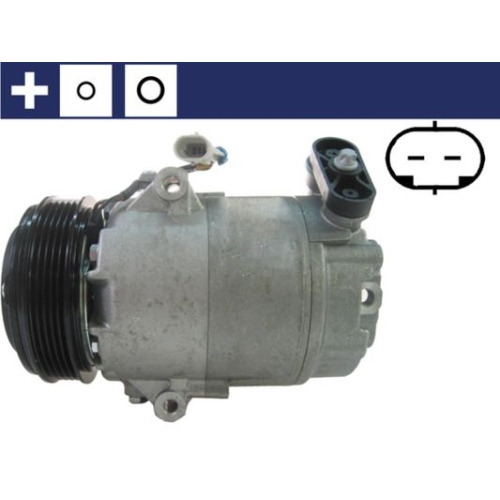 1 Compressor, air conditioning MAHLE ACP 59 000S BEHR OPEL VAUXHALL