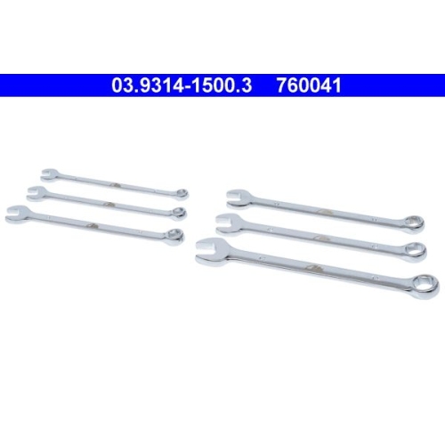 1 Spanner Set, ring/open ended ATE 03.9314-1500.3