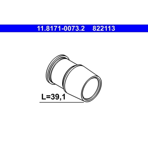 10 Guide Sleeve, brake caliper ATE 11.8171-0073.2