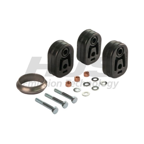 1 Mounting Kit, exhaust system HJS 82 13 2545 MERCEDES-BENZ
