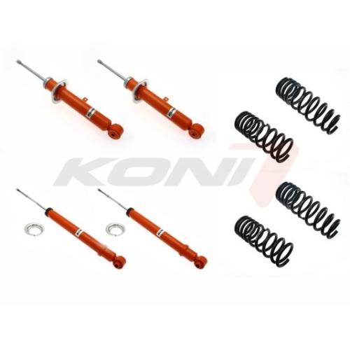 1 Suspension Kit, springs/shock absorbers KONI 1120-4353 STRT KIT