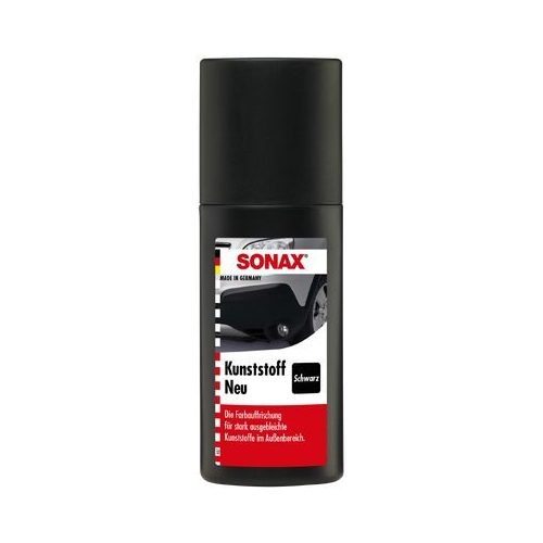 6 Synthetic Material Care Products SONAX 04091000 Plastic restorer black