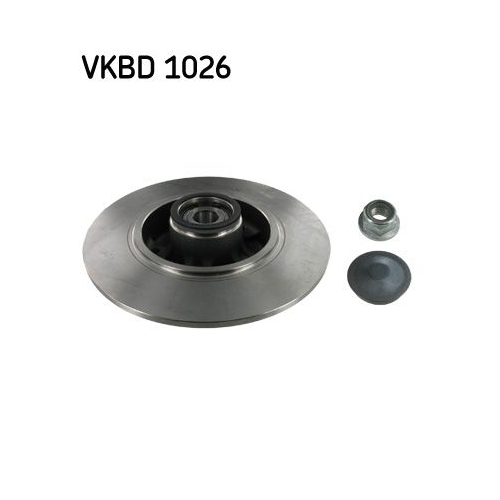 1 Brake Disc SKF VKBD 1026 RENAULT