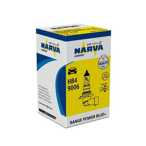 Glühlampe, Fernscheinwerfer NARVA 486133000 Range Power Blue+