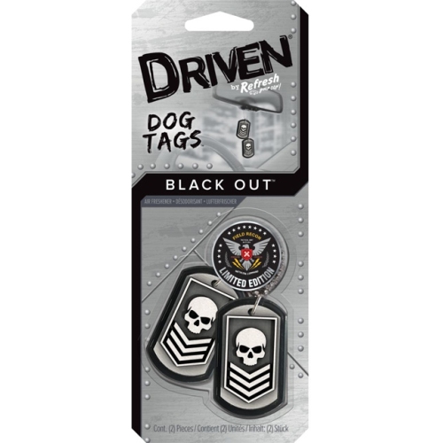 DRIVEN DRIVEN DOG TAGS BLACK OUT Artikel Nr.: E301412000
