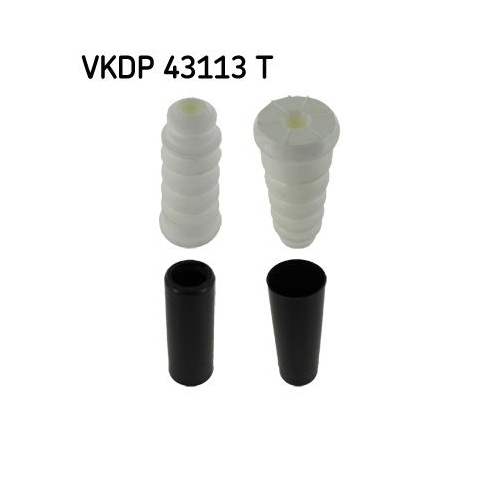 2 Dust Cover Kit, shock absorber SKF VKDP 43113 T Twin Pack AUDI SEAT SKODA VW