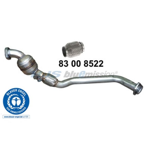 1 Pre-Catalytic Converter HJS 96 12 3001 with the ecolabel "Blue Angel" BMW
