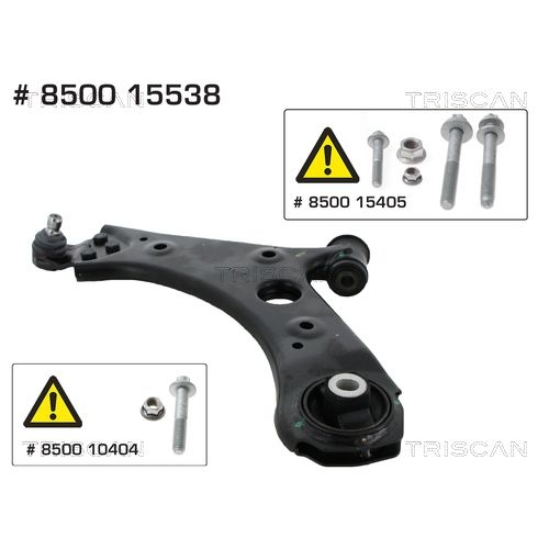 1 Control/Trailing Arm, wheel suspension TRISCAN 8500 15538 FIAT JEEP