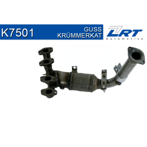 Krümmerkatalysator LRT K7501 FIAT