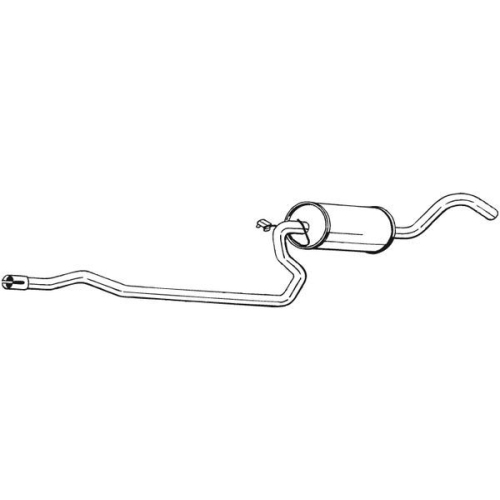 Middle Silencer BOSAL 285-929 FORD
