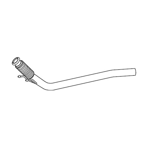 1 Exhaust Pipe DINEX 74156 VW