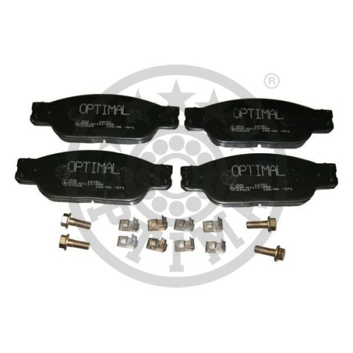 4 Brake Pad Set, disc brake OPTIMAL BP-12151 JAGUAR