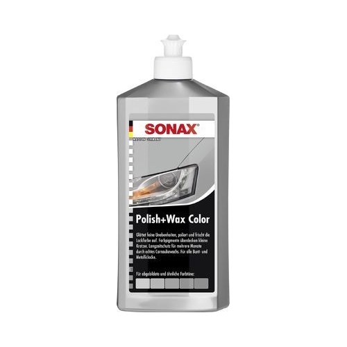 SONAX Autopolitur Polish & Wax Color NanoPro silber/grau 500 ml 02963000