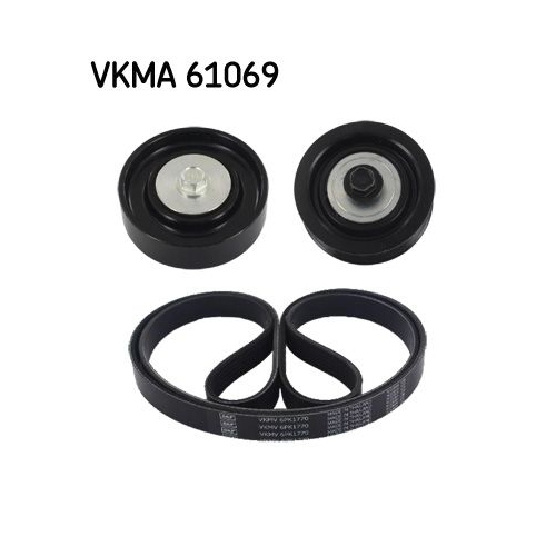 1 V-Ribbed Belt Set SKF VKMA 61069 TOYOTA