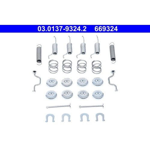 1 Accessory Kit, parking brake shoes ATE 03.0137-9324.2