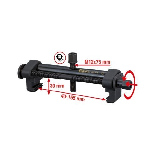 KS TOOLS Universal belt pulley puller 2 arm, Ø 40-165 150.3170