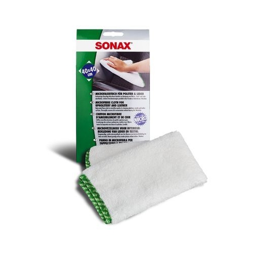 Reinigungstücher SONAX 04168000 MicrofaserTuch für Polster & Leder