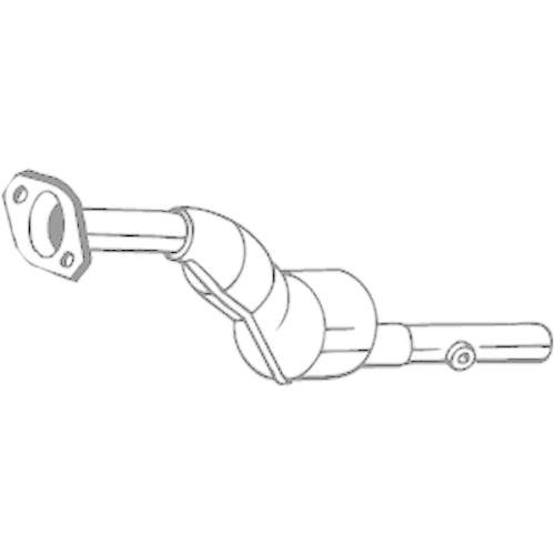 Catalytic Converter BOSAL 090-707 with Ecolabel "Blue Angel" RENAULT
