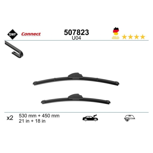 1 Wiper Blade SWF 507823 CONNECT MADE IN GERMANY