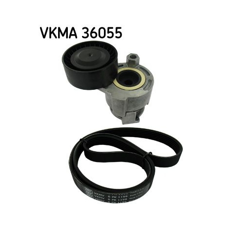 1 V-Ribbed Belt Set SKF VKMA 36055 MAZDA NISSAN RENAULT DACIA