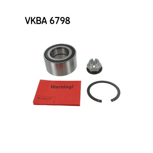1 Wheel Bearing Kit SKF VKBA 6798 RENAULT DACIA