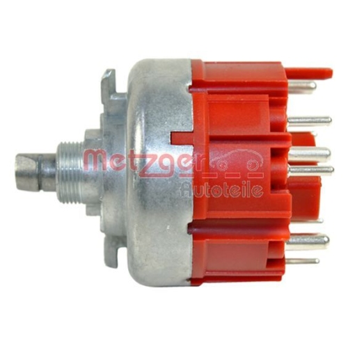 1 Switch, headlight METZGER 0916435 OE-part PORSCHE