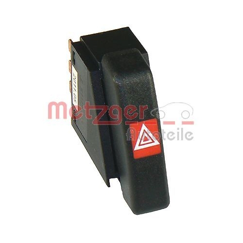 1 Hazard Warning Light Switch METZGER 0916215 OPEL