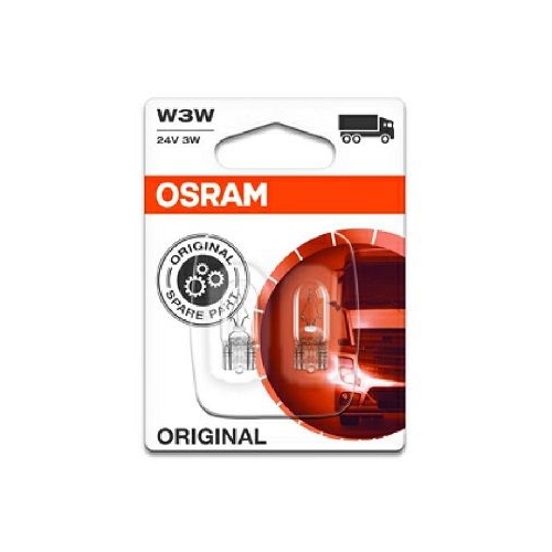 Glühlampe Glühbirne OSRAM W3W 3W/24V Sockelausführung: W2,1x9,5d (2841-02B)