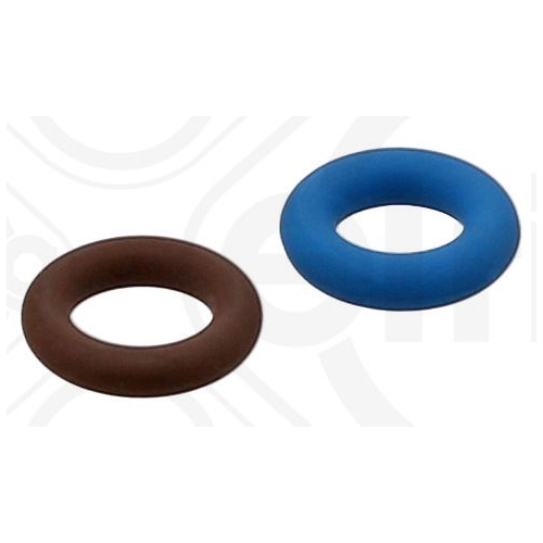 1 Seal Ring Set, injection valve ELRING 243.850 MERCEDES-BENZ OPEL RENAULT DACIA