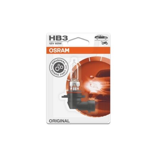 Incandescent lightbulb OSRAM HB3 60W / 12V Socket Version: P20d (9005-01B)