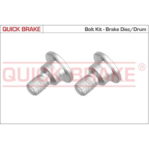2 Screw Set, brake disc QUICK BRAKE 11660K MERCEDES-BENZ
