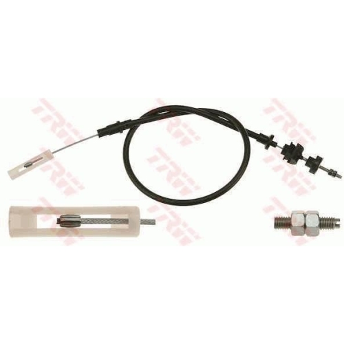 1 Cable Pull, clutch control TRW GCC1587 AUDI SEAT SKODA VW