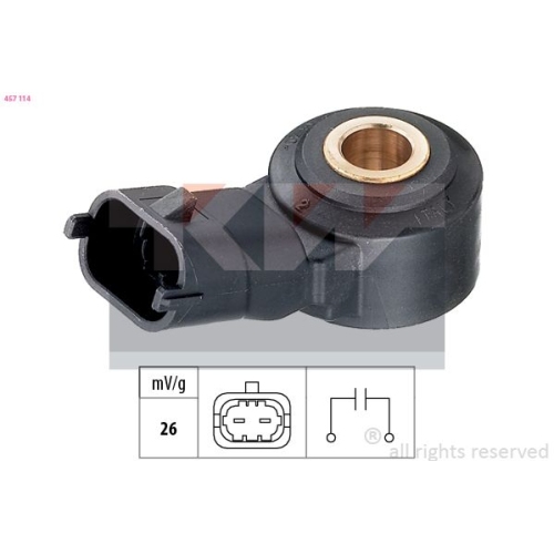1 Knock Sensor KW 457 114 Made in Italy - OE Equivalent MERCEDES-BENZ SMART