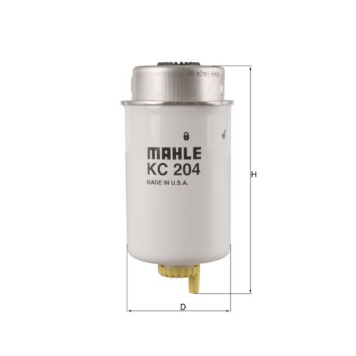 1 Fuel Filter MAHLE KC 204 FORD JCB