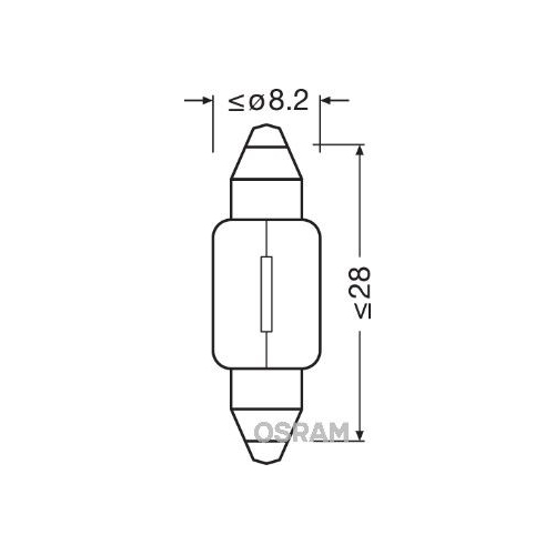 1 Bulb, interior light ams-OSRAM 6430 ORIGINAL