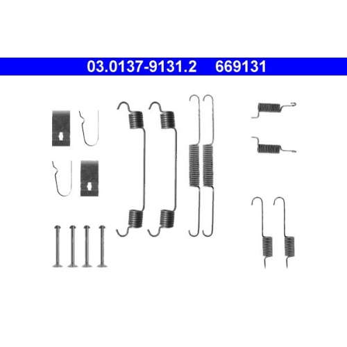 1 Accessory Kit, brake shoes ATE 03.0137-9131.2