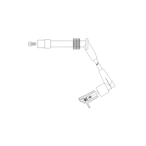 1 Ignition Cable BREMI 379/43 OPEL