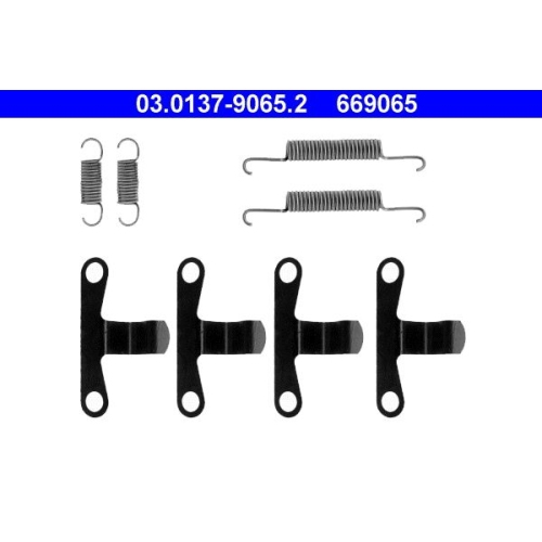 1 Accessory Kit, parking brake shoes ATE 03.0137-9065.2