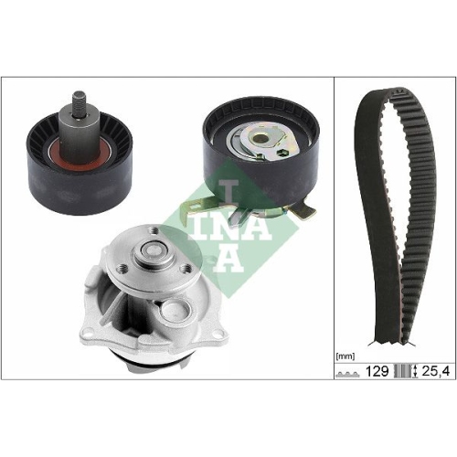 1 Water Pump & Timing Belt Kit INA 530 0066 30 FORD