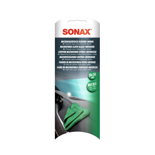 6 Cleaning Cloth SONAX 04984000 Microfibre Cloth Glass+Interior