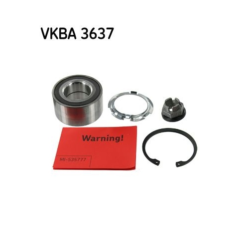 1 Wheel Bearing Kit SKF VKBA 3637 MERCEDES-BENZ NISSAN RENAULT DACIA