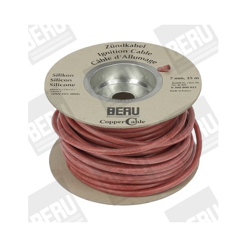 1 meter BERU Ignition Cable 7MMSRED
