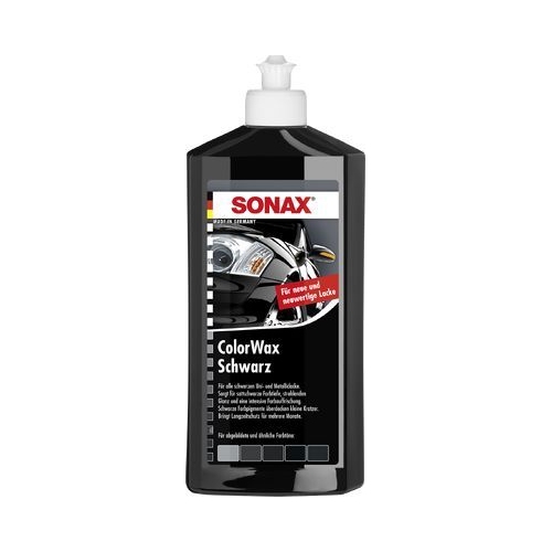 6 Conservation Wax SONAX 02982000 Color Wax black
