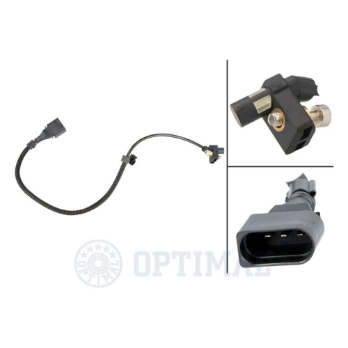 1 Sensor, crankshaft pulse OPTIMAL 07-S085 SEAT VW VAG