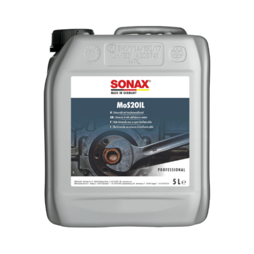 SONAX MoS2Oil sliding, contact and lubricant 5 liters 03395050