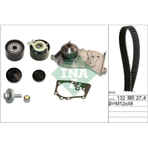 1 Water Pump & Timing Belt Kit INA 530 0640 30 NISSAN RENAULT DACIA